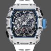 Richard Mille RM 35-03 Rafa Nadal White Carbon Quartz TPT(WHITE)