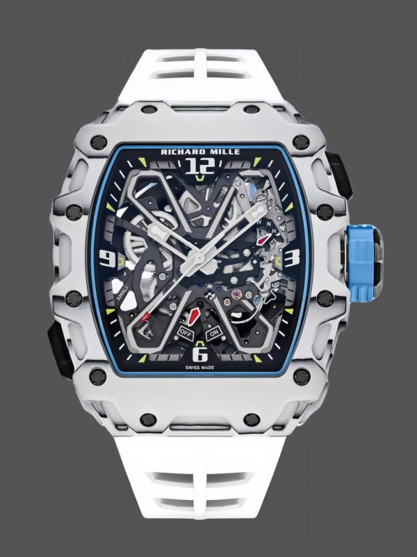 Richard Mille RM 35-03 Rafa Nadal White Carbon Quartz TPT(WHITE)