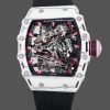Richard Mille RM 38 02 Bubba Watson Tourbillon White Case Rubber & Fabric Strap