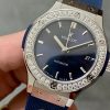 565.NX.7170.RX.1204 Hublot Classic Fusion Titanium Blue Diamonds