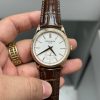 Patek Philippe Calatrava Small Seconds White Dial Leather Strap 6119R 001 Watch