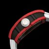 Richard Mille RM07-01 Racing Red Carbon White Rubber Strap 46mm Ladies Watch