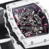 Richard Mille RM 38 02 Bubba Watson Tourbillon White Case Rubber & Fabric Strap