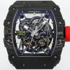 Richard Mille RM 035-02 Rafael Nadal NTPT Carbon on White Rubber Strap
