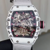 Richard Mille RM 38 02 Bubba Watson Tourbillon White Case Rubber & Fabric Strap