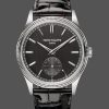 Patek Philippe Calatrava White Gold 6119G 001 Replica Watch(black)