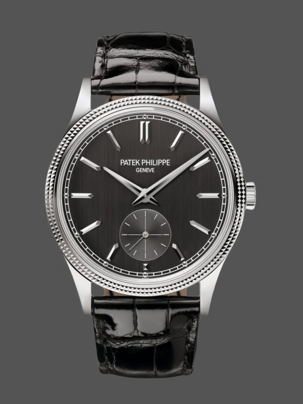 Patek Philippe Calatrava White Gold 6119G 001 Replica Watch(black)