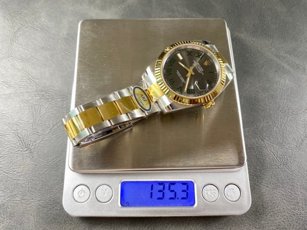 Rolex Datejust Champagne Two Tone M126333 0019 41mm Mens