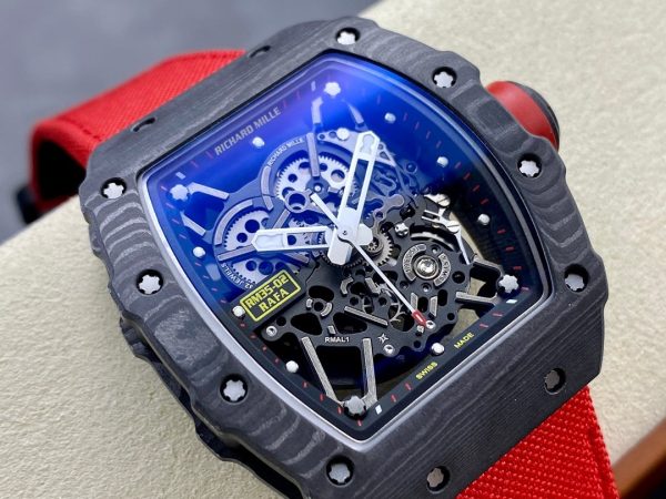 Richard Mille Black Carbon NTPT Automatic Rafael Nadal RM35-02(Rubber)