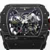 Richard Mille RM 035-02 Rafael Nadal NTPT Carbon on White Rubber Strap