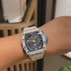 Richard Mille RM 35-03 Rafa Nadal White Carbon Quartz TPT(WHITE)