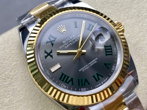 Rolex Datejust Champagne Two Tone M126333 0019 41mm Mens
