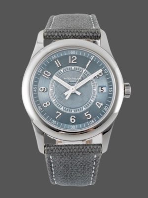Replica Patek Philippe Limited Edition Calatrava 40mm 6007A 001 Blue Dial Mens Watch(blue)