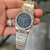 Audemars Piguet Royal Oak Jumbo 16202ST Blue Dial Custom Moissanite Bezel Best Replica ZF 39mm