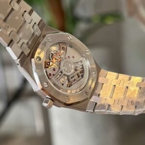 Audemars Piguet Royal Oak Jumbo 16202ST Blue Dial Custom Moissanite Bezel Best Replica ZF 39mm