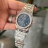 Audemars Piguet Royal Oak Jumbo 16202ST Blue Dial Custom Moissanite Bezel Best Replica ZF 39mm