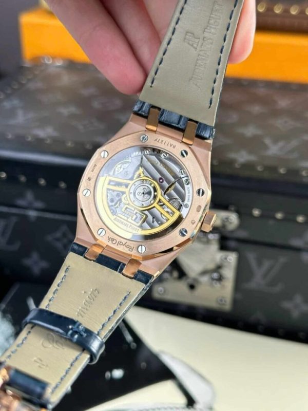 Audemars Piguet Royal Oak 15510OR 50th Anniversary Blue Dial Leather Best Replica APSF 41mm
