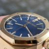 Audemars Piguet Royal Oak 15510OR 50th Anniversary Blue Dial Leather Best Replica APSF 41mm
