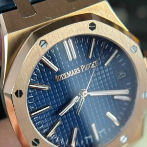 Audemars Piguet Royal Oak 15510OR 50th Anniversary Blue Dial Leather Best Replica APSF 41mm