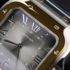 Cartier Santos De Cartier CRW2SA0030 Two Tone Grey Dial Large Model Best Replica BVF 39.8mm