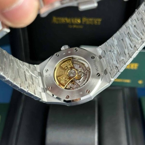 Audemars Piguet Royal Oak 15410BC Frosted Gold Blue Dial Best Replica APSF 41mm