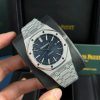 Audemars Piguet Royal Oak 15410BC Frosted Gold Blue Dial Best Replica APSF 41mm