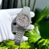 Audemars Piguet Royal Oak Red Arabic Numerals Iced Out Moissanite Super Clone 41m