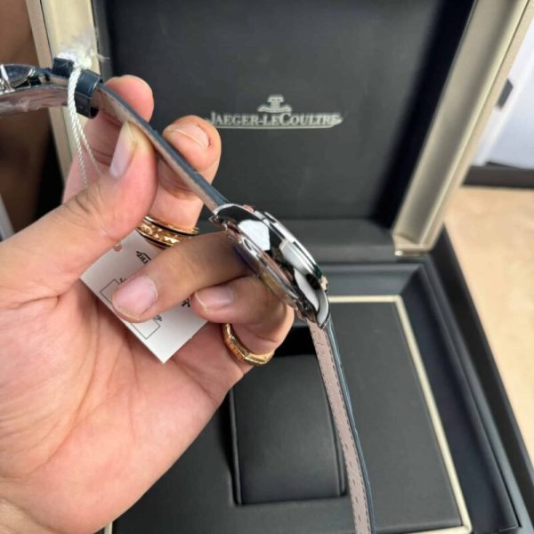 Jaeger-LeCoultre Master Ultra Thin Tourbillon Blue Dial Leather Best Replica APSF 40mm