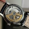 Jaeger-LeCoultre Master Ultra Thin Tourbillon Blue Dial Leather Best Replica APSF 40mm
