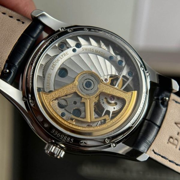 Jaeger-LeCoultre Master Ultra Thin Tourbillon Blue Dial Leather Best Replica APSF 40mm