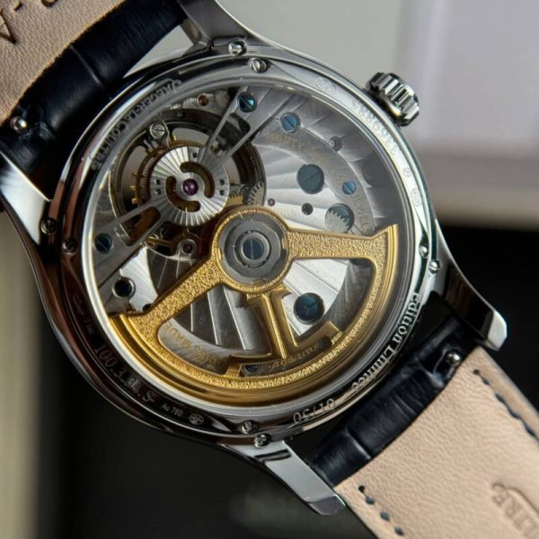Jaeger-LeCoultre Master Ultra Thin Tourbillon Blue Dial Leather Best Replica APSF 40mm